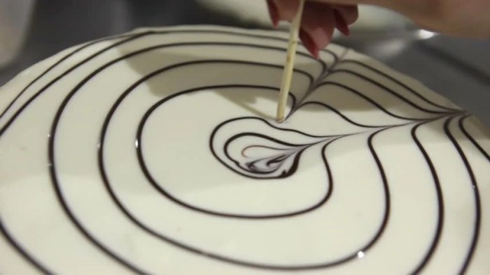 How to make chocolate syrup for cake decoration