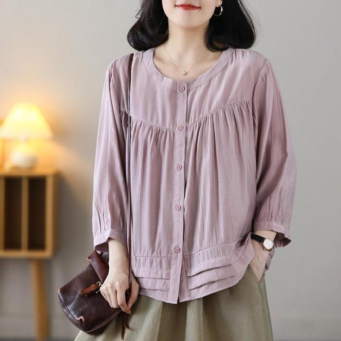 Women's cotton dress shirts