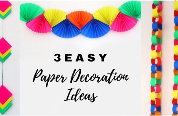 How to make paper decoration items