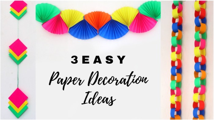 How to make paper decoration items