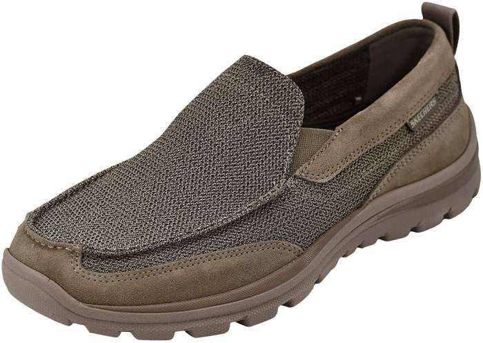 Skechers men's slip on dress shoes