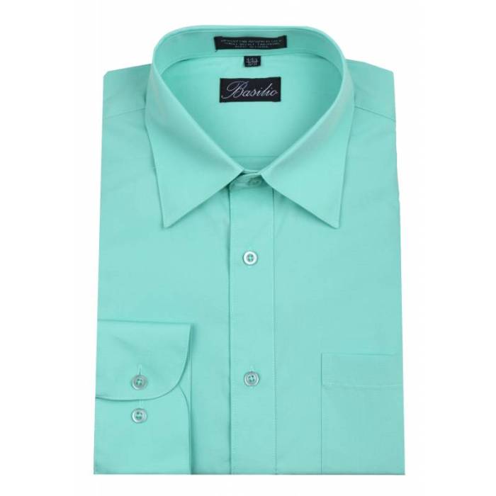 Mens seafoam green dress shirt