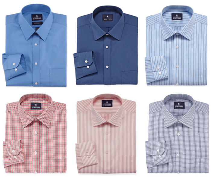 Stafford dress shirts for men