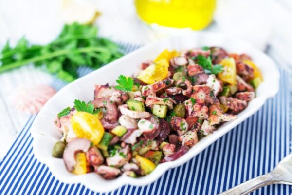 How to cook octopus salad spanish style