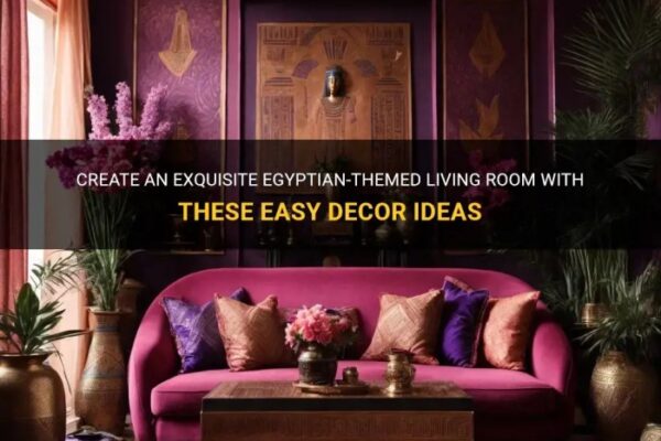 How to decorate your living room egyption style