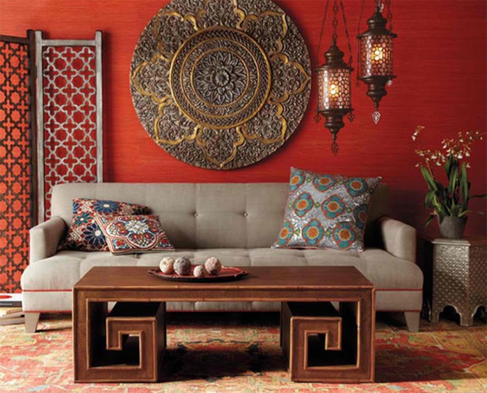 How to decorate a living room moroccan style