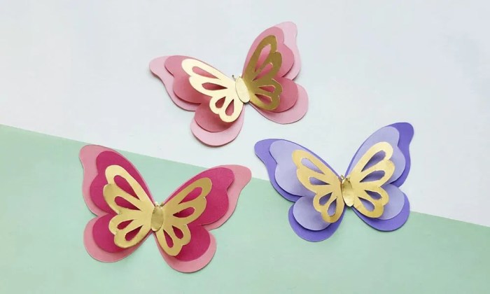 How to make butterfly room decor