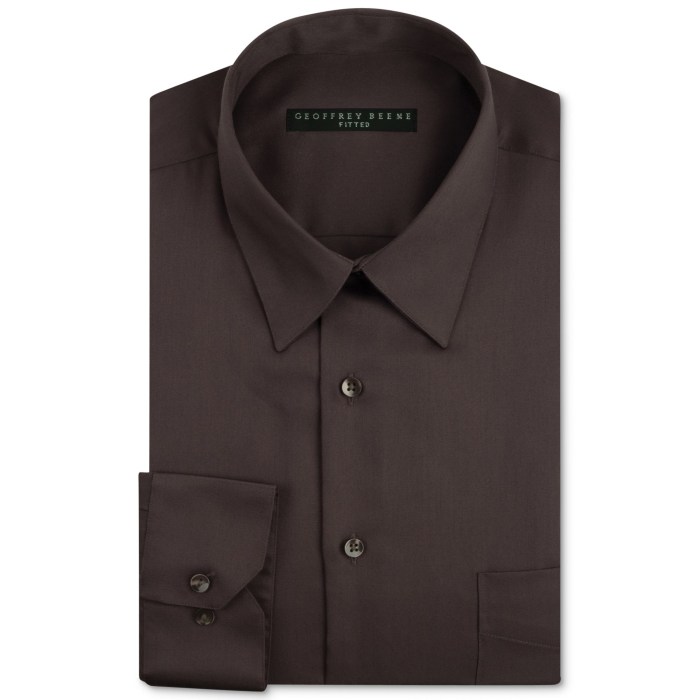 Black brown mens dress shirts