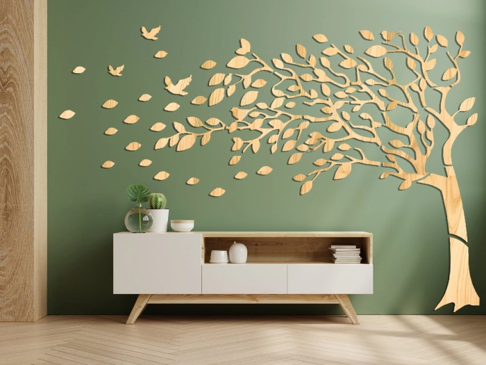 How to make a tree wall decoration