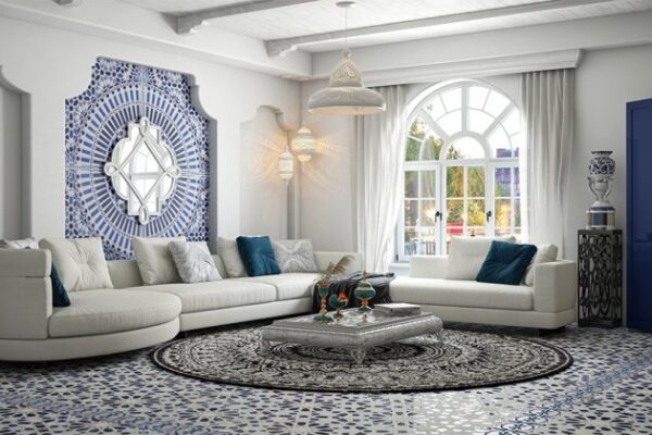 How to decorate a living room moroccan style