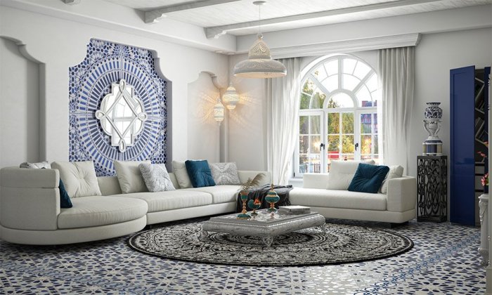 How to decorate a living room moroccan style