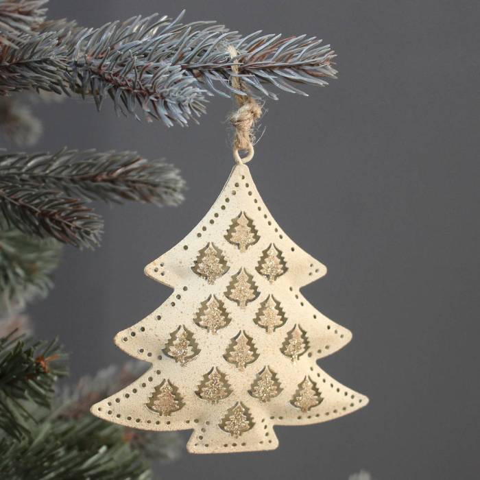 How to make a hanging christmas tree decoration